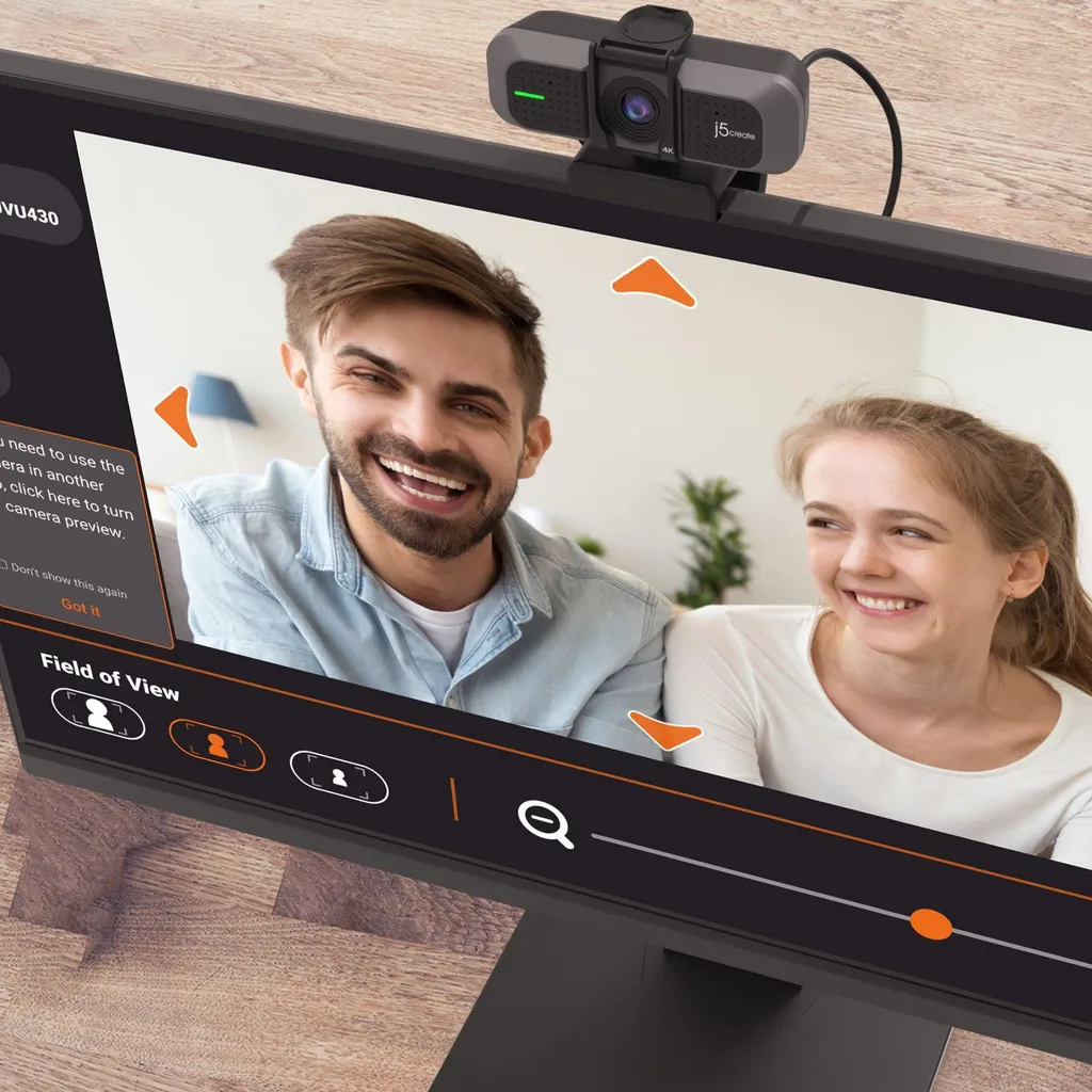 Webcam 4K Ultra HD pour Visioconférence Professionnelle et Streaming Live - 8
