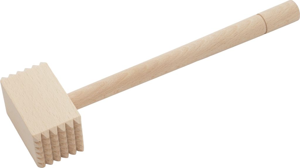 Obojstranný štvorcový tenderizér na mäso z bukového dreva, Obrázok produktu 