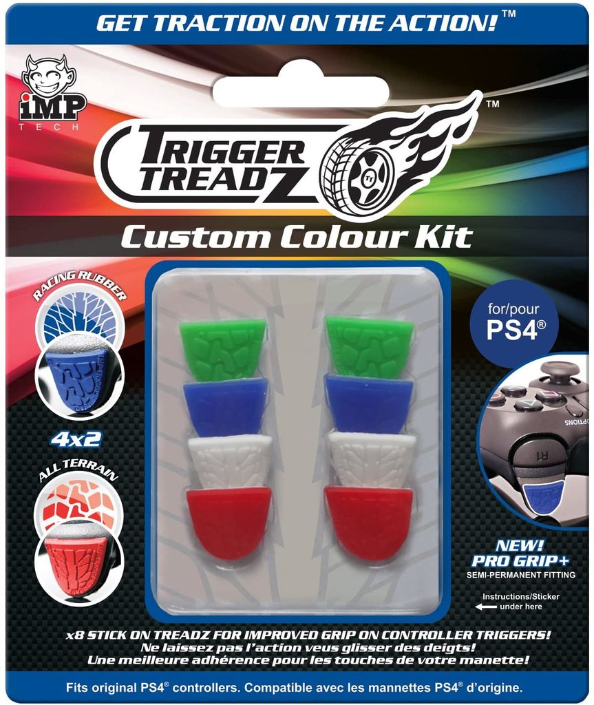 Trigger Treadz: 8er-Pack Custom Colour Kit PS4