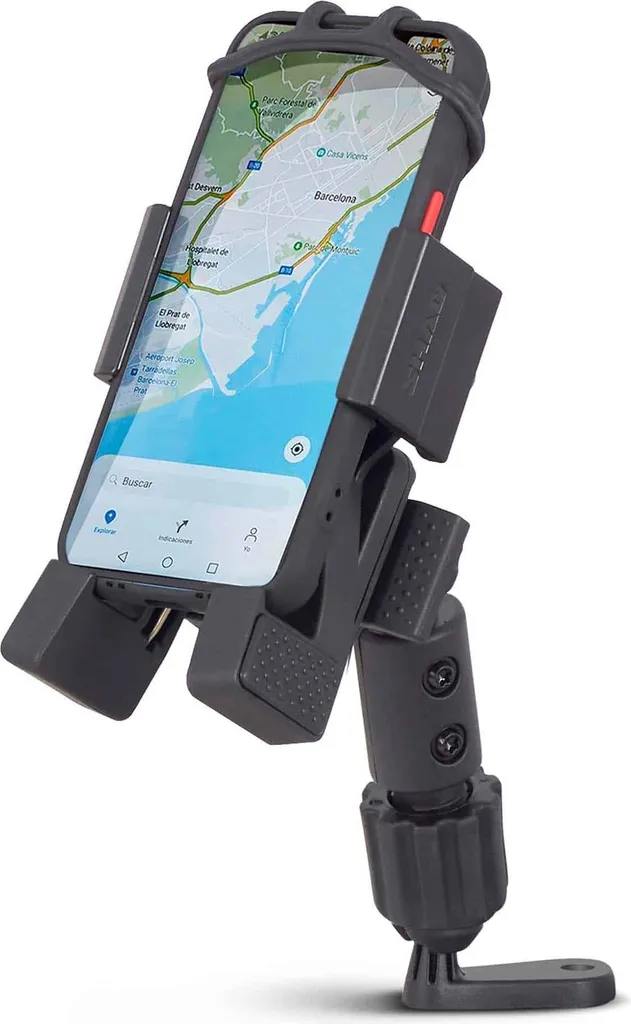 Support GPS SHAD X-Frame Inclinable pour Miroir Moto avec Fixation Rapide