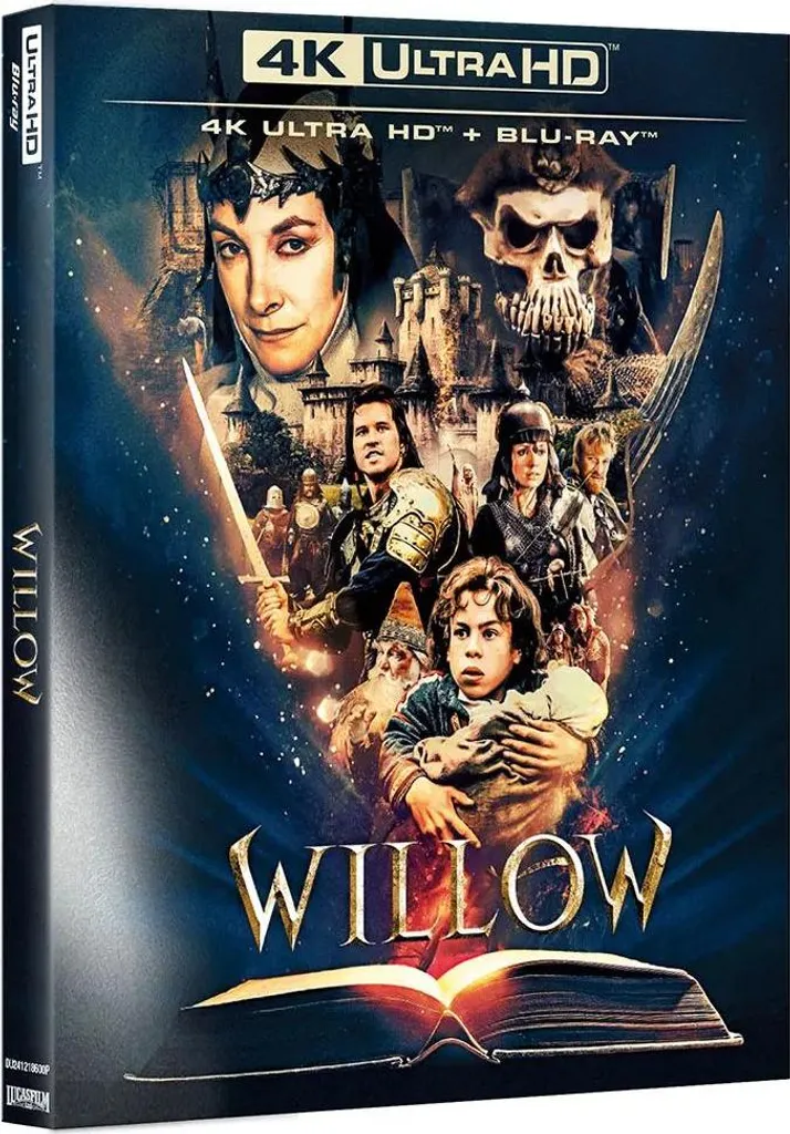 Willow Blu-ray Édition Spéciale Disney avec Boîtier Golden Premium Luxe