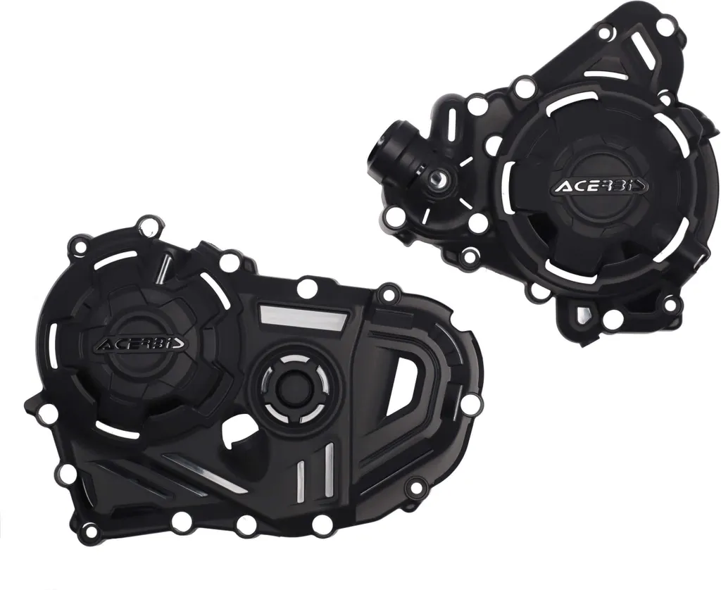 Caches Moteur ACERBIS de Protection pour Honda Transalp XL750 Coloris Noir