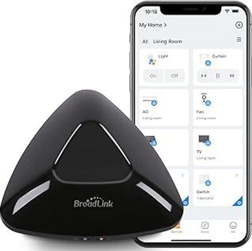 Broadlink RM MAX Telecomando Universale Wi-Fi: Hub IR/RF per Google Home