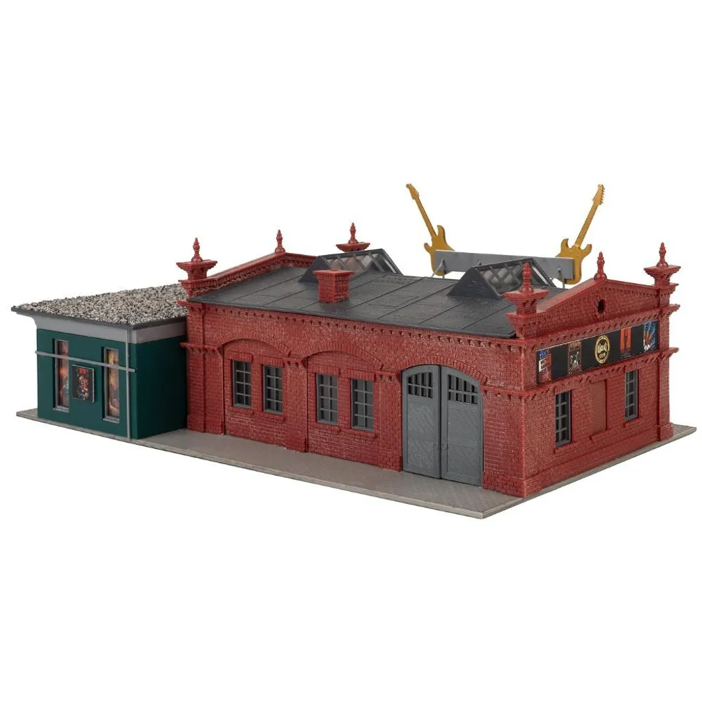 Kit Faller 130149 Rock Café H0 avec Façade Décorative et Accessoires