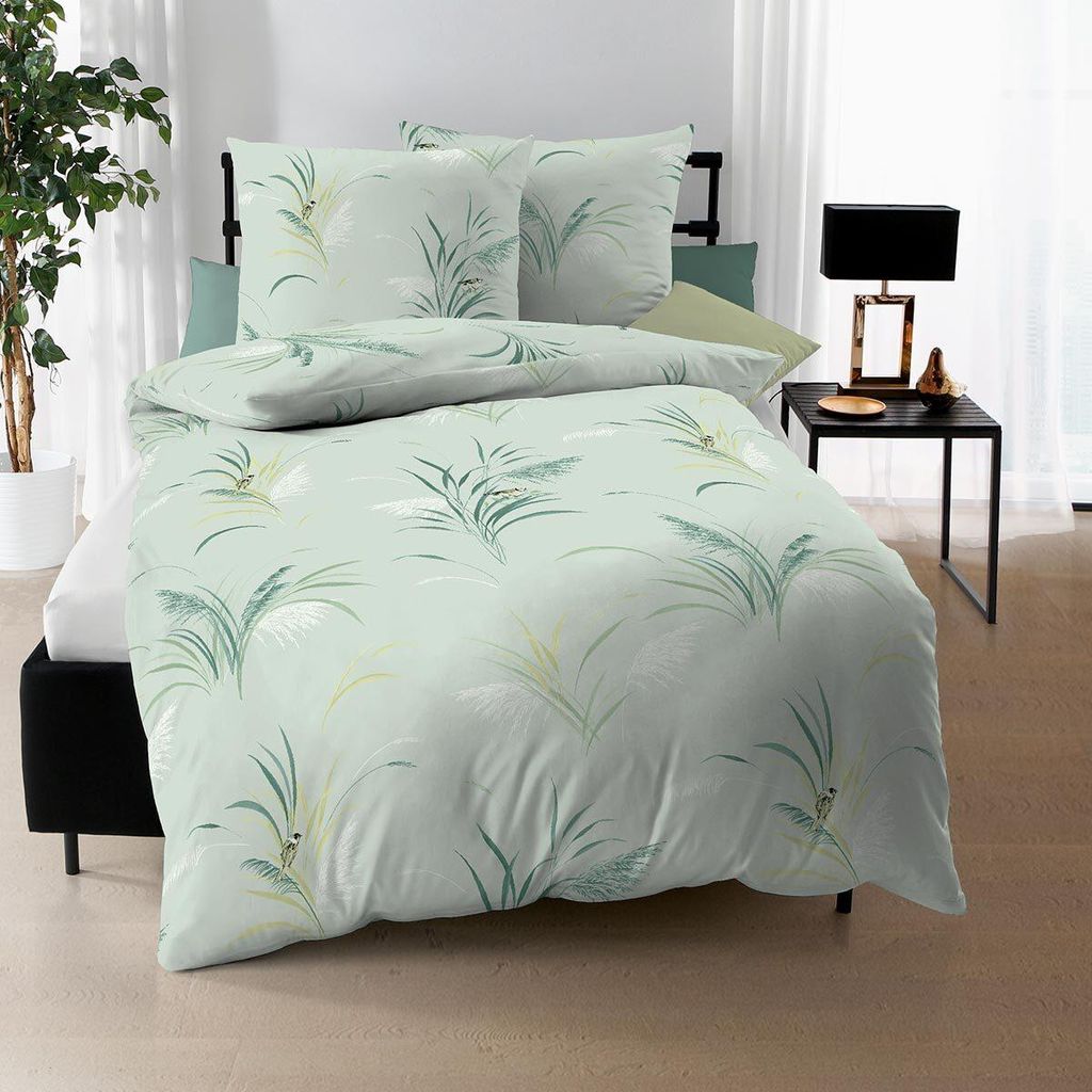 Kaeppel Interlock Jersey Bettwäsche Swing lind 135x200 cm + 80x80 cm
