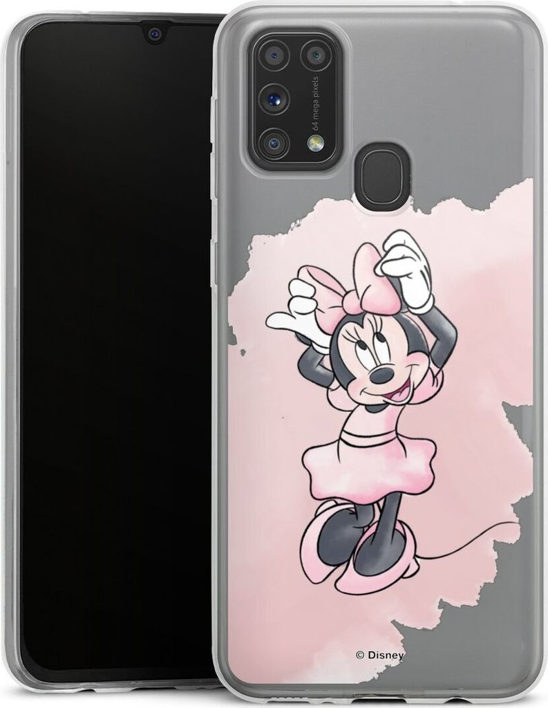 DeinDesign Slim Hülle für Samsung Galaxy M31 Silikon Case Ultra Dünn Handyhülle Disney Mickey & Minnie Mouse Motiv ohne Hintergrund