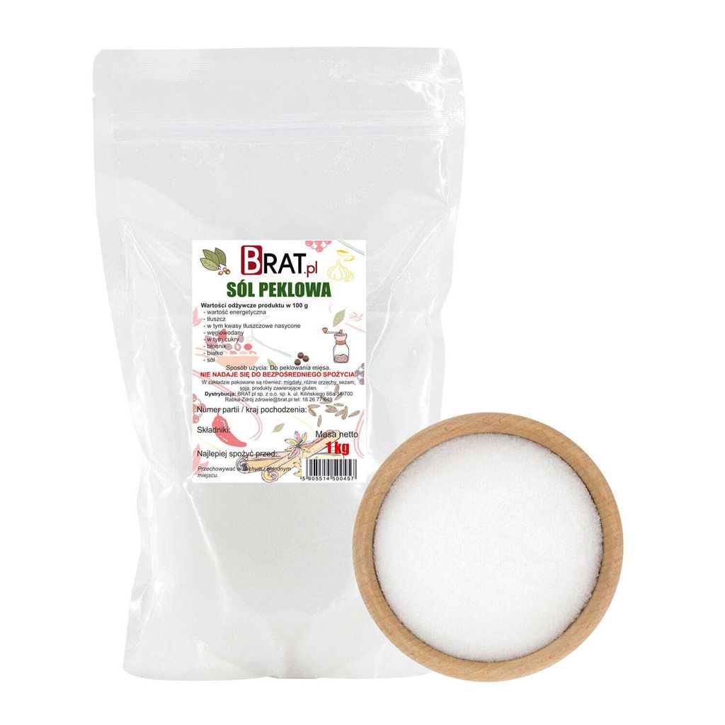 Sól peklowa 1kg Brat.pl Zdjęcie produktu 