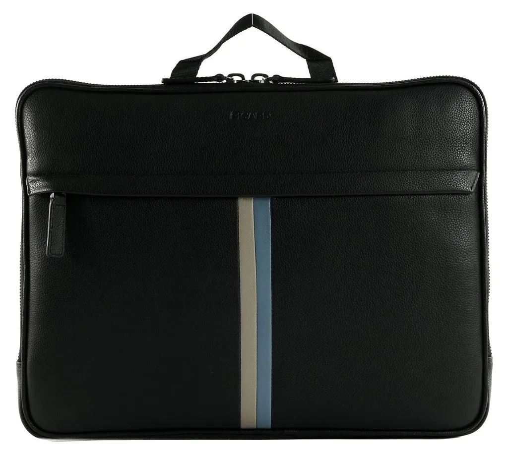 Sacoche Ordinateur en Cuir Noir PICARD Horizon - Porte-documents Homme