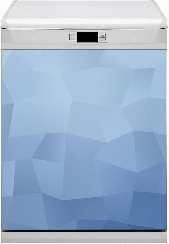 Küche Dekorative Magnete Magnet Folie für Geschirrspüler 60x70 cm - Zusammenfassung blau