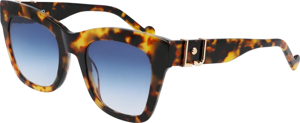 Lunettes Liu Jo LJ746S verres dégradés bleus et monture Havana pour femme