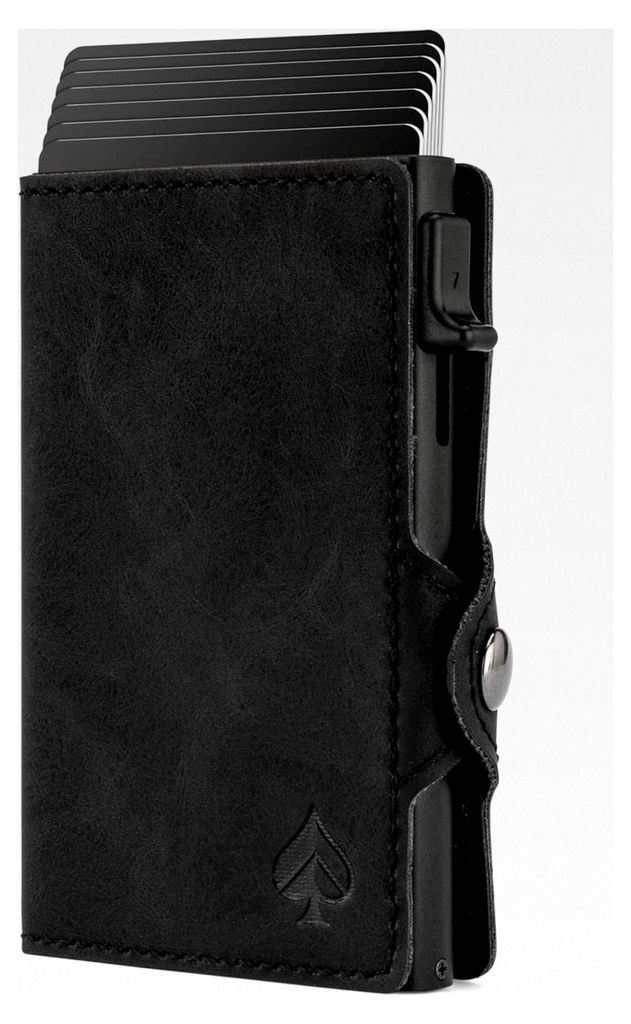 Geldbörse mit RFID-Schutz - Slim Wallet mit Geldklammer - Kartenetui für Damen und Herren - Geldbeutel für Karten und Scheine - Portemonnaie (Sc...