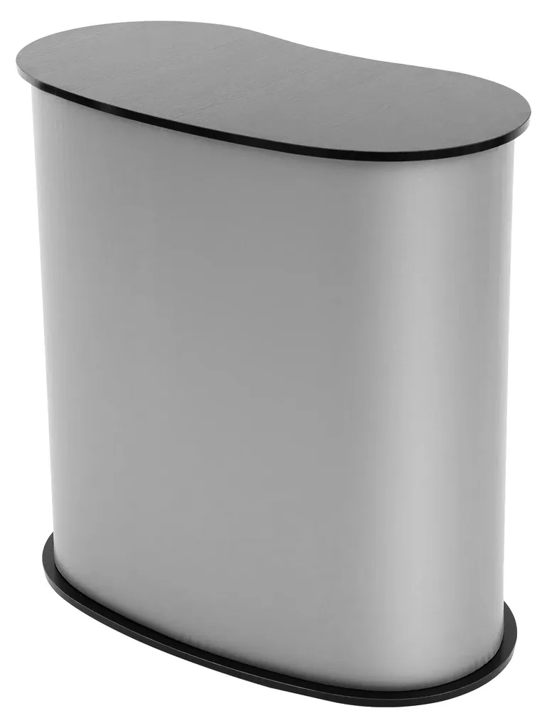 Table de conférence noire robuste montage simple pour bureau professionnel