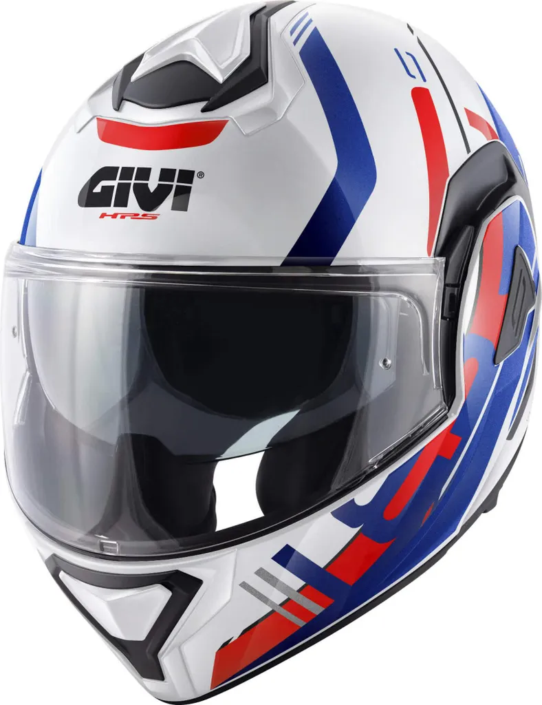 Casque GIVI X30 Pulsar XXL - Double Écran Solaire et Design Blanc Bleu