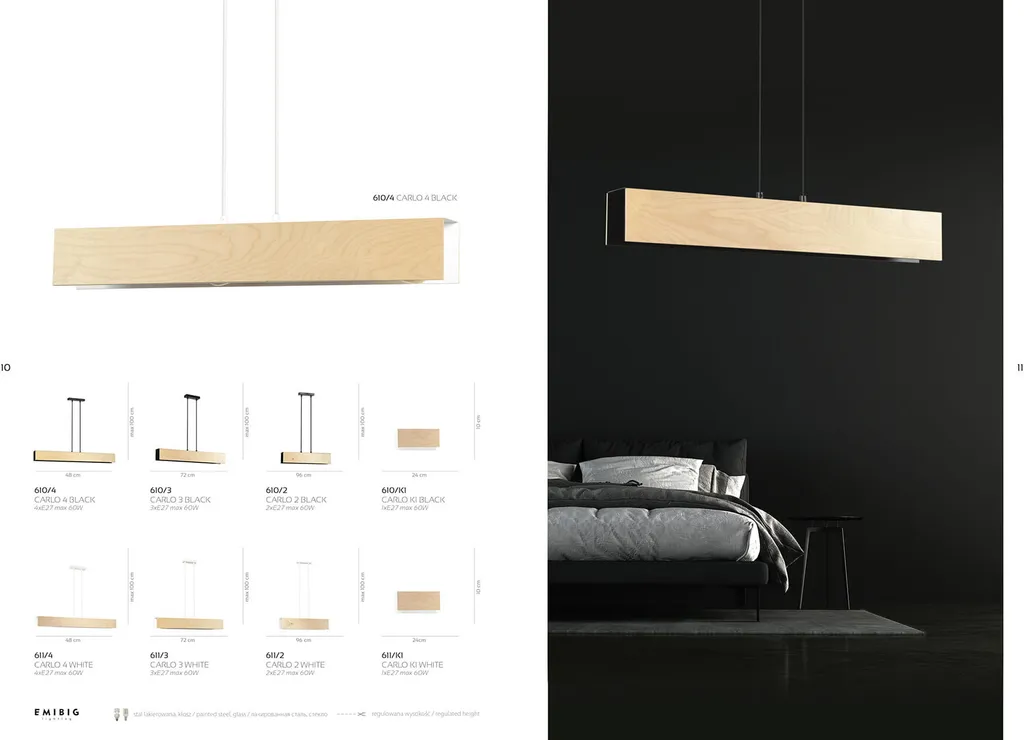 Applique Murale Noir Robuste CARLO K1 - Éclairage Intérieur Durable E27