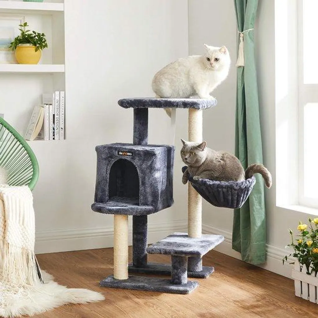 Parcours mural pour chat Ascension : escalade et griffoir en sisal