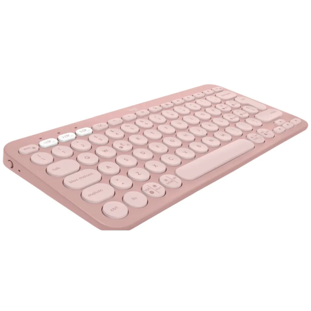 Logitech K380 Clavier Rose : Libérez votre Bureau des Câbles Encombrants - 2