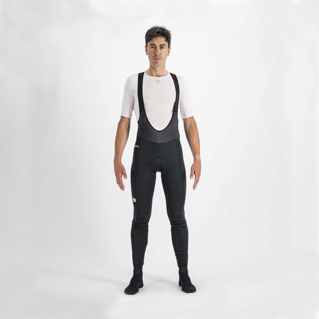 SPORTFUL Lange Fahrradhose mit Trägern - INFINIUM - Schwarz M