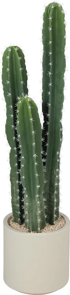 Cactus Artificiel 95 cm avec Pot : Fini les Plantes Mortes chez Vous
