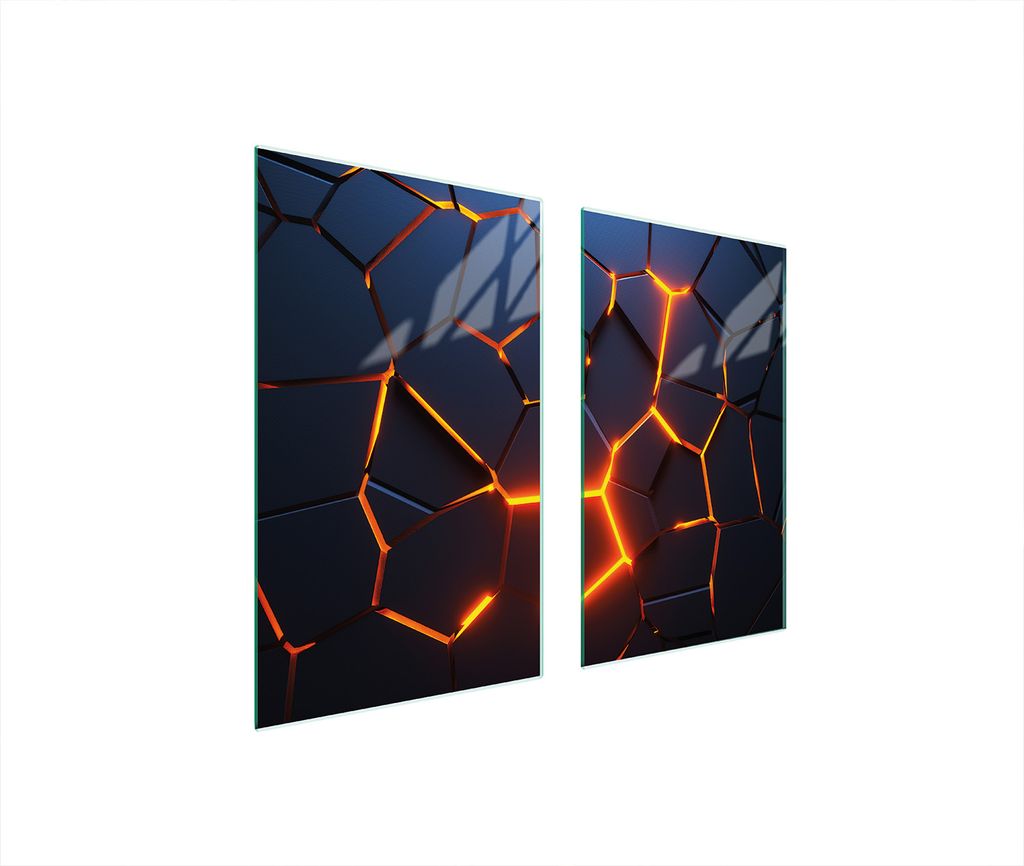 Glasschutzplatte Für Herd 75X52 Magma