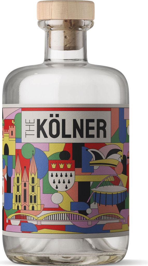 THE CITY GIN’S – Kölner Gin 0,5 l – Premium Dry Gin mit 41 % Vol – handcrafted Botanicals – Gin aus der Domstadt im urbanen Design - [En...