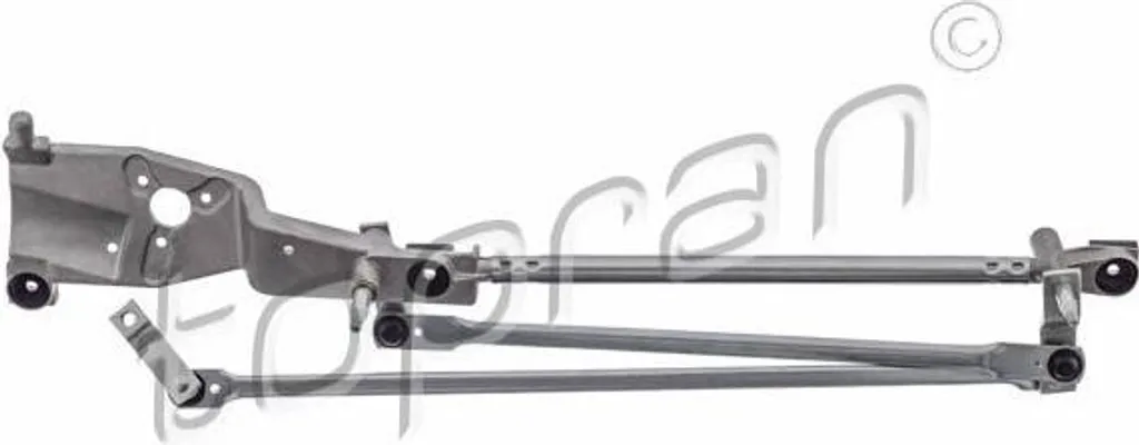 Rampe d'essuie-glace robuste TOPRAN 304 816 compatible Focus OE