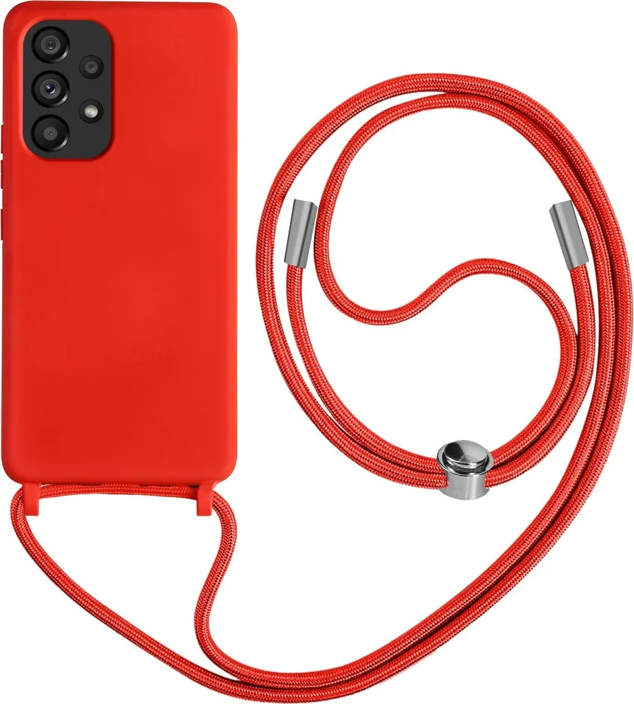 Custodia Samsung A53 5G Travel Red | Tracolla Nylon 80cm Anti-Furto