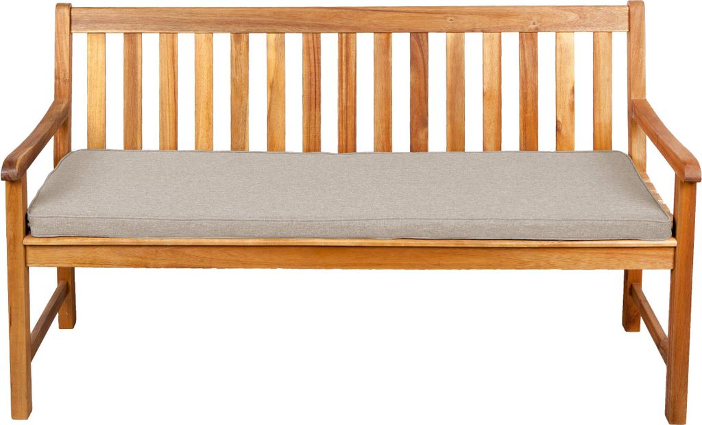 Sitzkissen für Bank, Gartenschaukeln, Sitz, glatt. FK5 (120x50x5, Beige)
