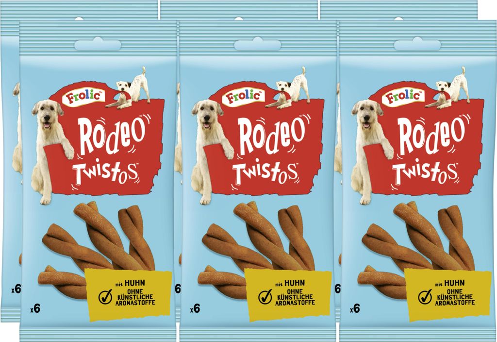 FROLIC RODEO TWISTOS Beutel Huhn 6 x 6 Stück