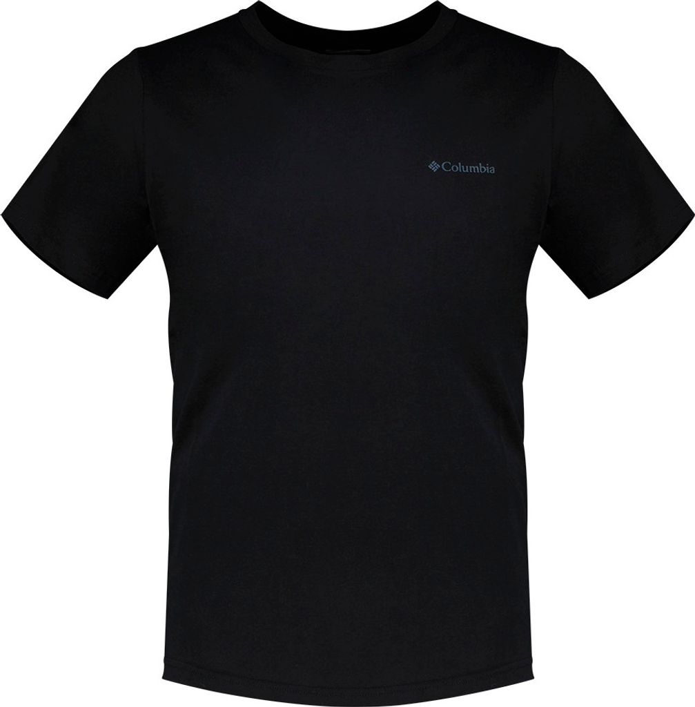 Columbia Rapid Ridge Back Graphic Ii Kurzarm-t-shirt Schwarz S Mann Schwarz S