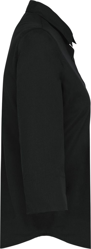 Kariban Popeline Hemd Baumwollpolyester 3/4-Ärmel pflegeleicht für Damen