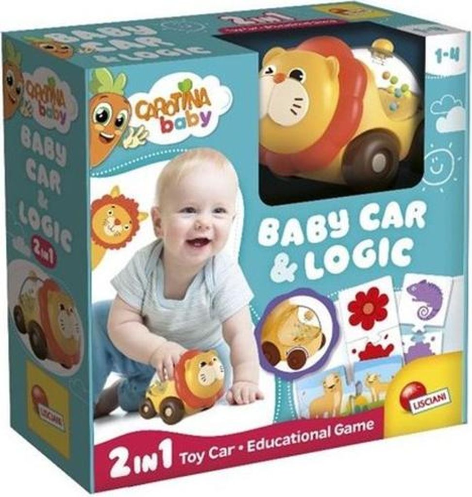 Lew Carotina Baby Spielzeugauto mit Logikspiel