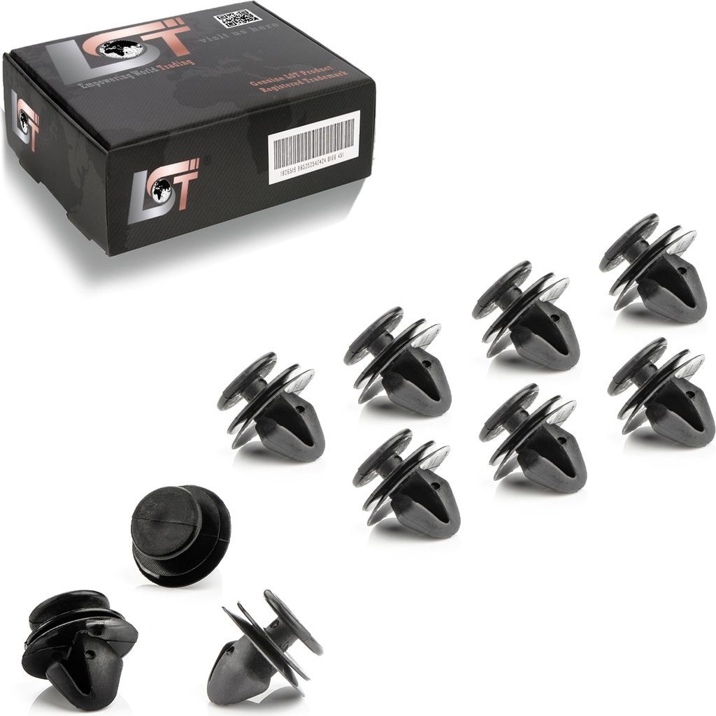 10x Kofferraum Ladekante Leiste Befestigung Clips für SEAT EXEO / AUDI A4 AVANT