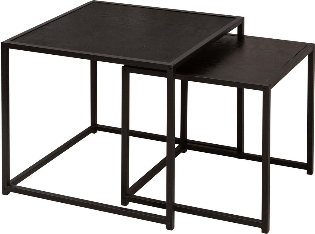 Tavolino laterale 50 cm, legno, design moderno, ideale per Immagine del prodotto 