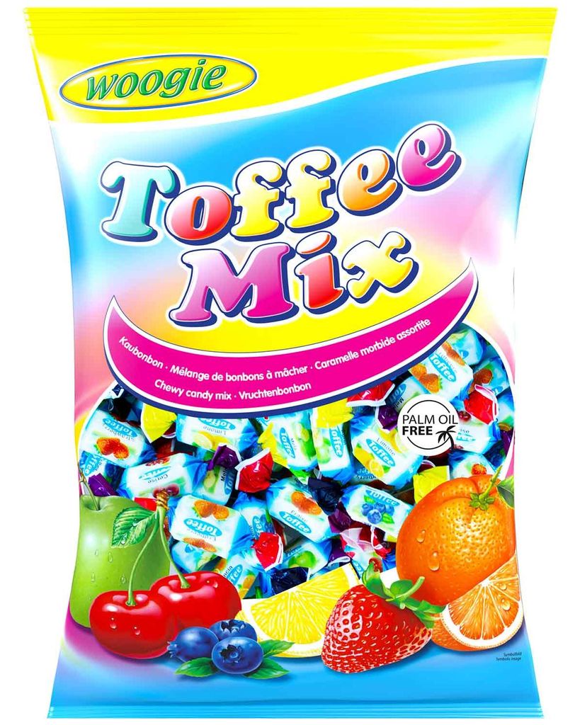 Kaubonbons Toffee Mix 1kg Obrázok produktu 