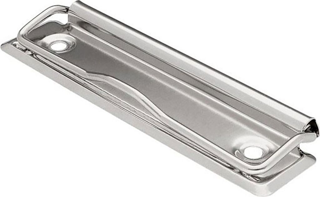 10 x Drahtbügelmechanik Klemmmechanik Klemme Klemmbrett Klemmbügelmechanik Mappe, 100x30mm, silber