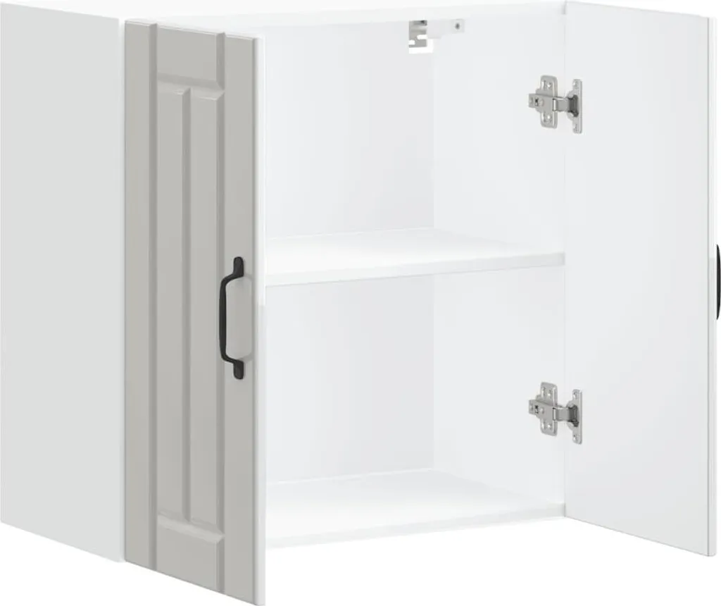 Offerta Pensile Cucina 60x31x60 Bianco Lucido Lucca vidaXL - Arredo - 6