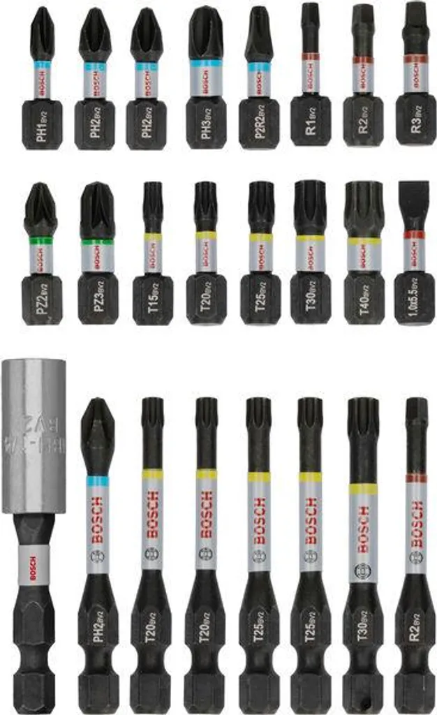 Coffret Embouts de Vissage Bosch Pro Impact Control 24 pcs 2608521U75