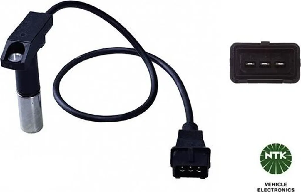 Capteur de régime vilebrequin NTK avec câble 3 pôles pour Audi A6 C7