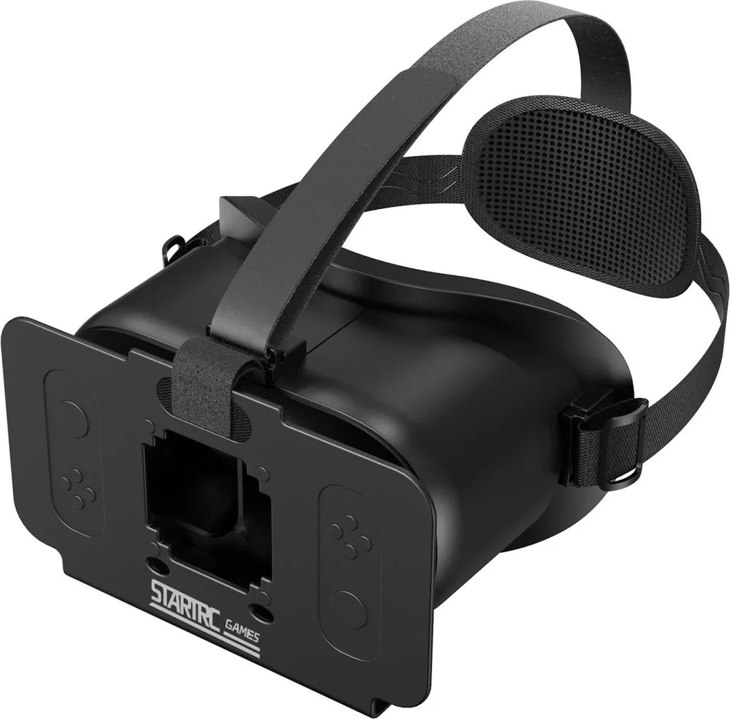 Lunettes VR 3D Switch 2 Anti-Fatigue Casque Gaming Réglable Noir Confort