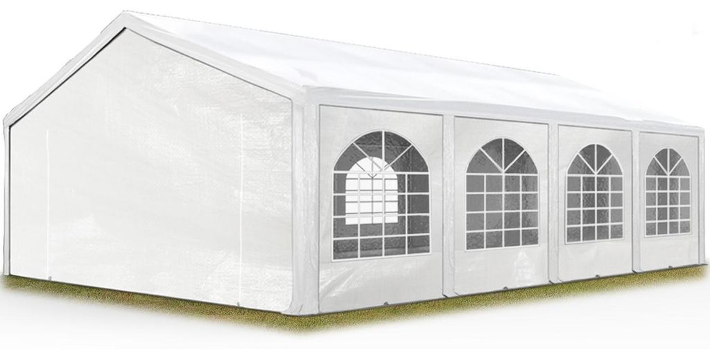 TOOLPORT Hochwertiges Partyzelt 5x8 m Pavillon Zelt PE Produktbild 