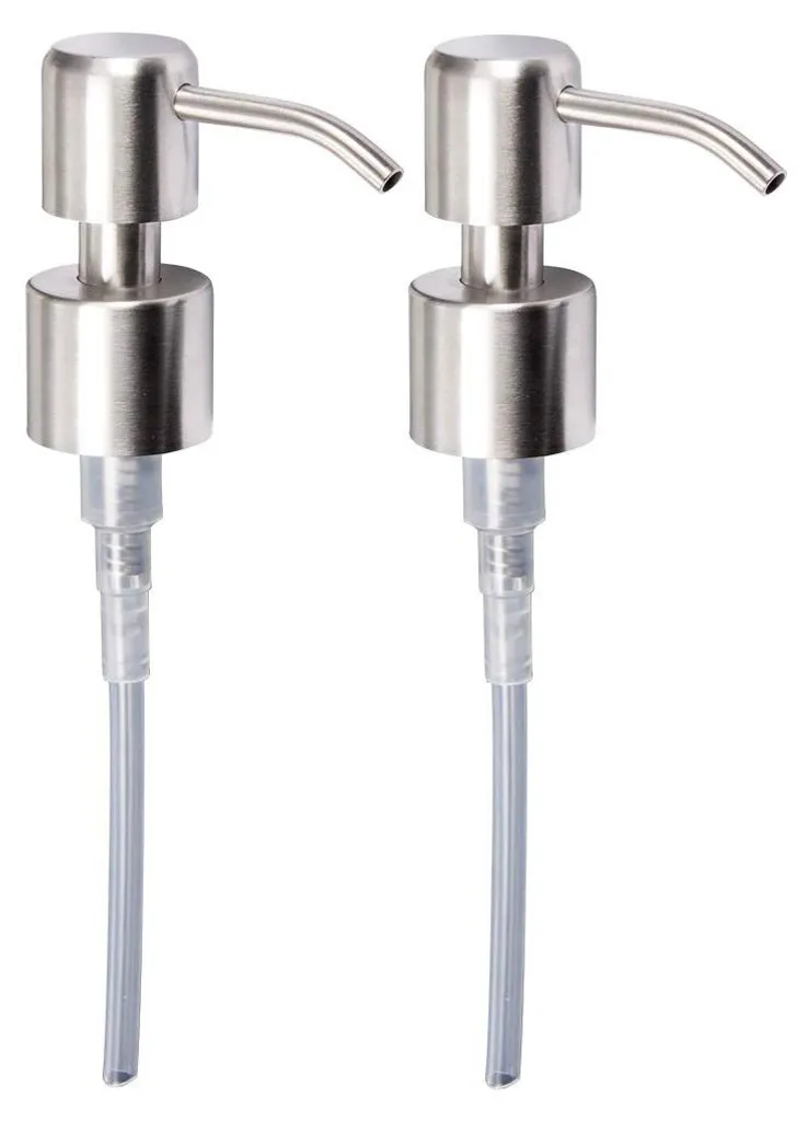 Distributeur de savon en acier inoxydable brossé pour filetage 22 mm (2)