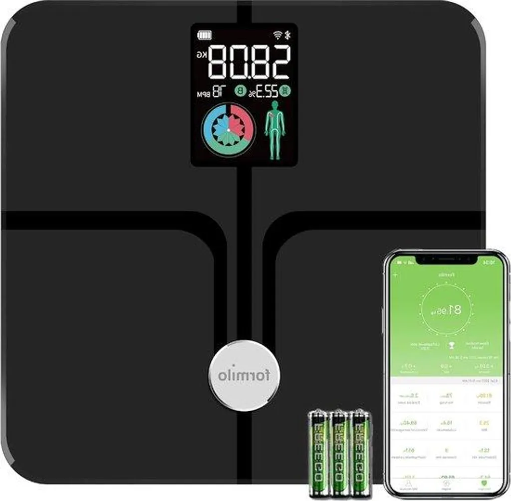 Balance de Sport Slim : Mesure Masse Musculaire et Taux d'Hydratation