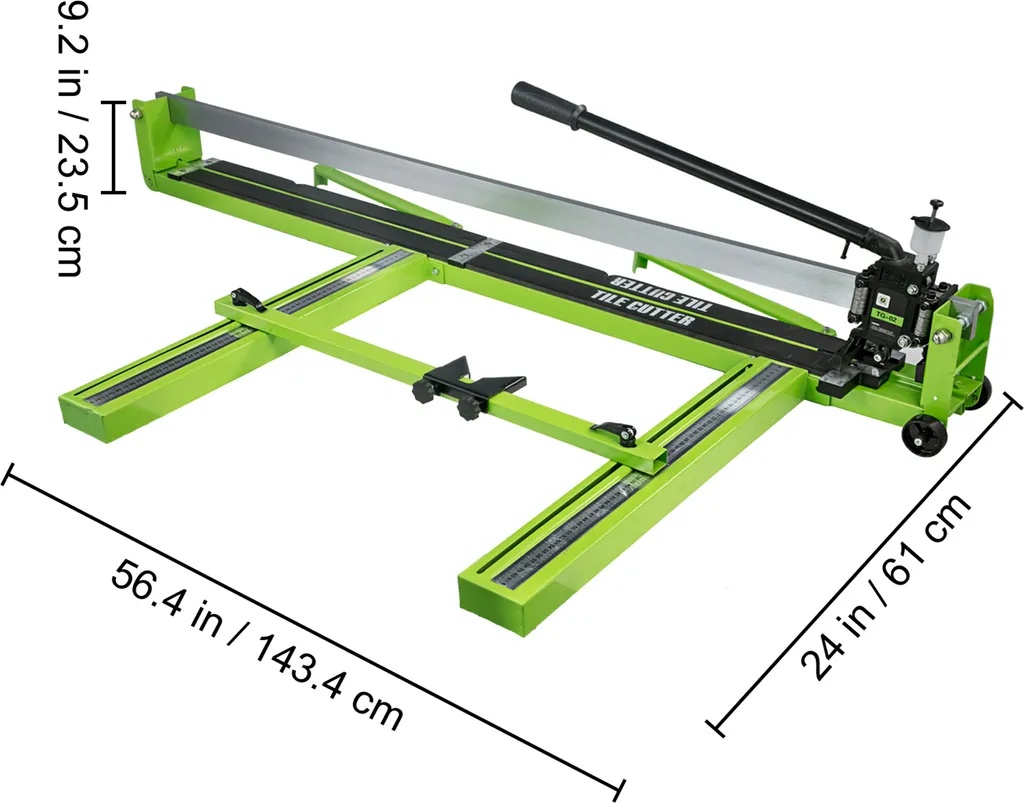 SucceBuy tagliapiastrelle 47 pollici manuale macchina di taglio piastrelle ceramica porcellana taglierina con guida laser telaio in acciaio e bonus ruota di taglio di ricambio taglierina piastrelle strumento manuale - 8