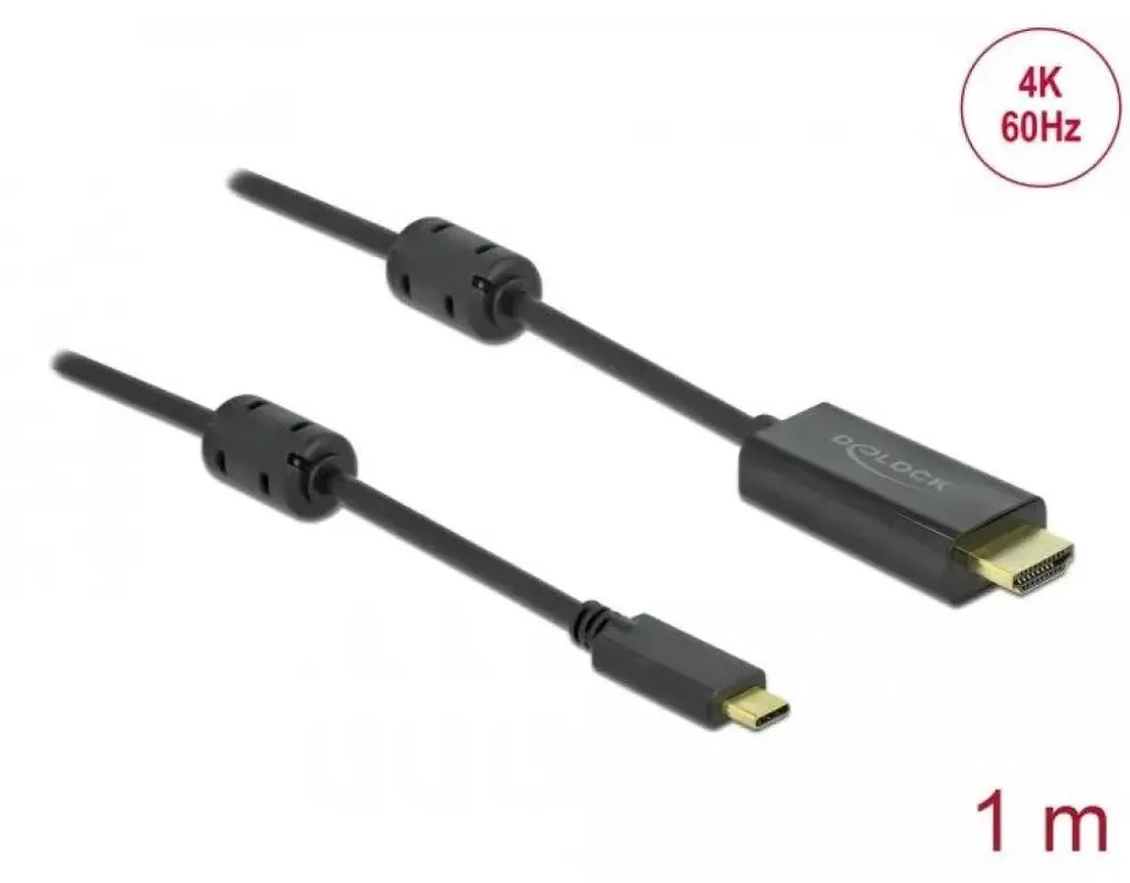 Câble Actif USB-C vers HDMI 4K 60Hz avec DP Alt Mode - Longueur 1m