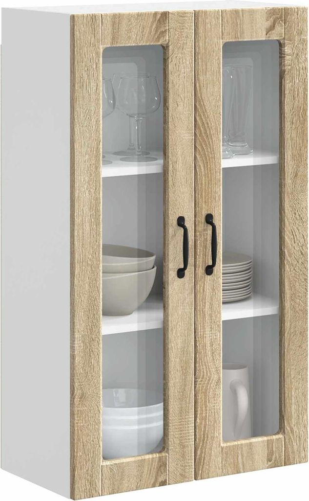 Stabli Küchenschrank Sonoma-Eiche 60 x 31 x 100cm Holzwerkstoff - DE206091 - Küchenschränke