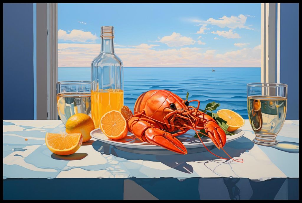 Plakat 91,5x61cm Unpassende Hummer