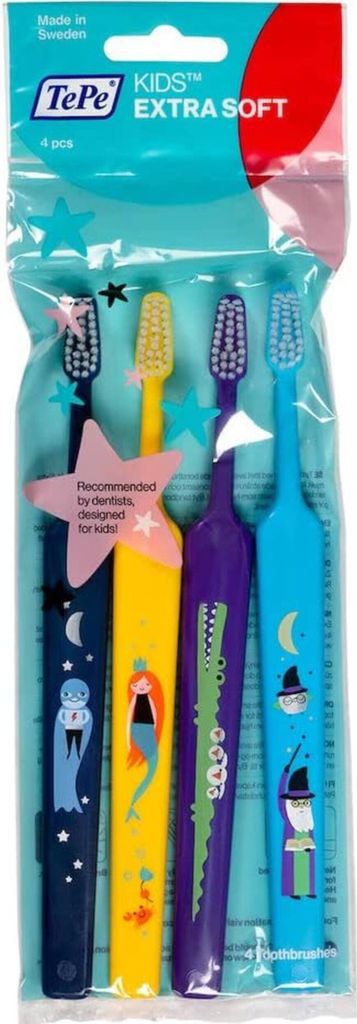 Weiche Zahnbürsten für Kinder ab 3 Jahren Compact KIDS Produktbild 