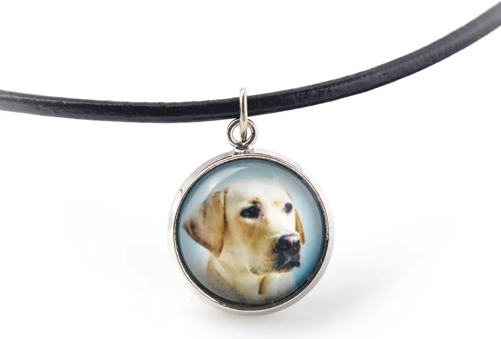 Collana Labrador Minimal | Pendente con Foto Art-Dog Handmade