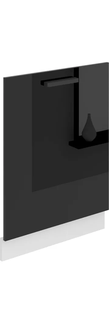 Frontale per Lavastoviglie 60 cm Belini - Nero Lucido con Maniglia