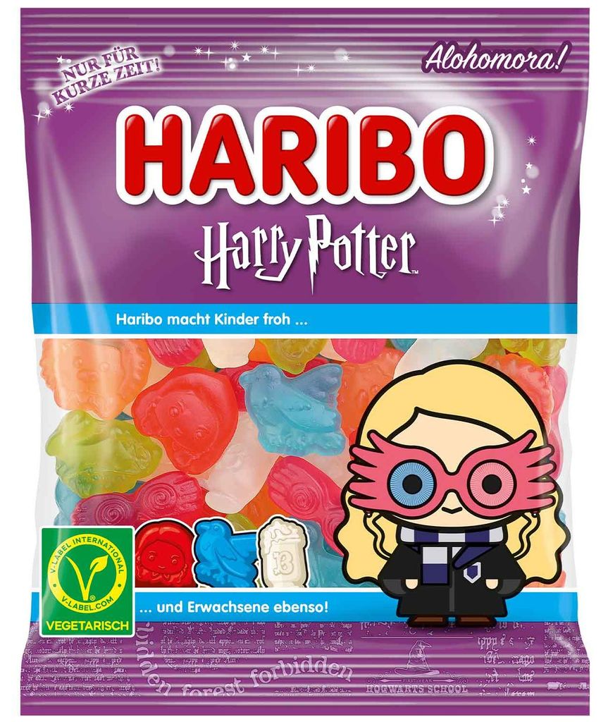 Haribo Harry Potter Gomme de fruit Luna Lovegood végétarien Image du produit 